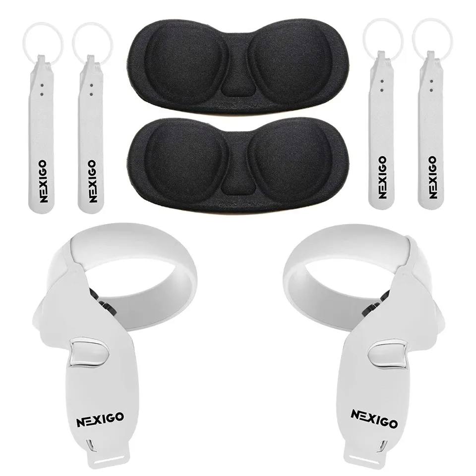 nexigo-controller-cover-set-mit-strap-und-linsenschutz-f-r-oculus-quest-2 image 1