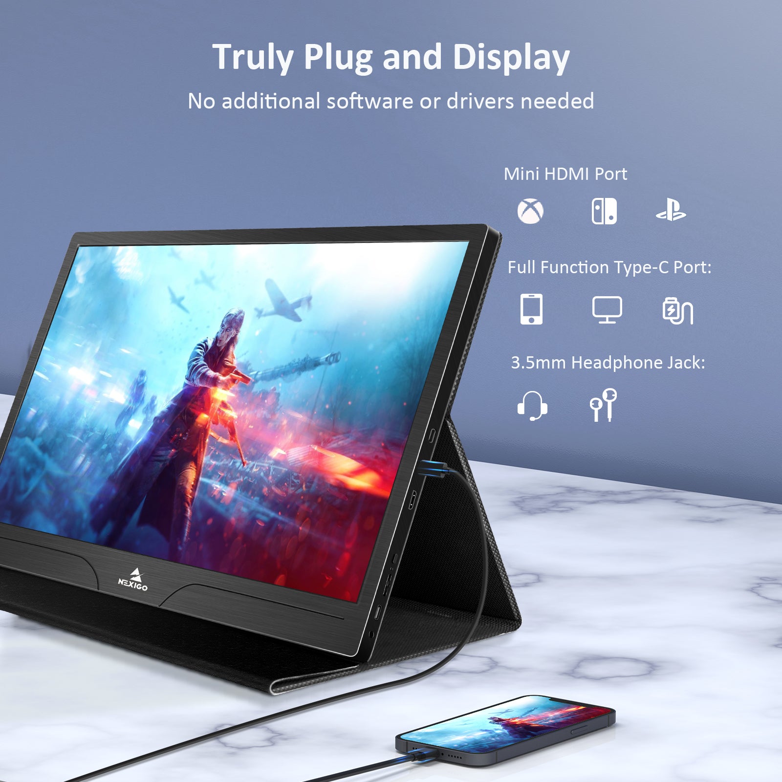 nexigo-ng17qh-4k-portabler-monitor-17-3-zoll image 7