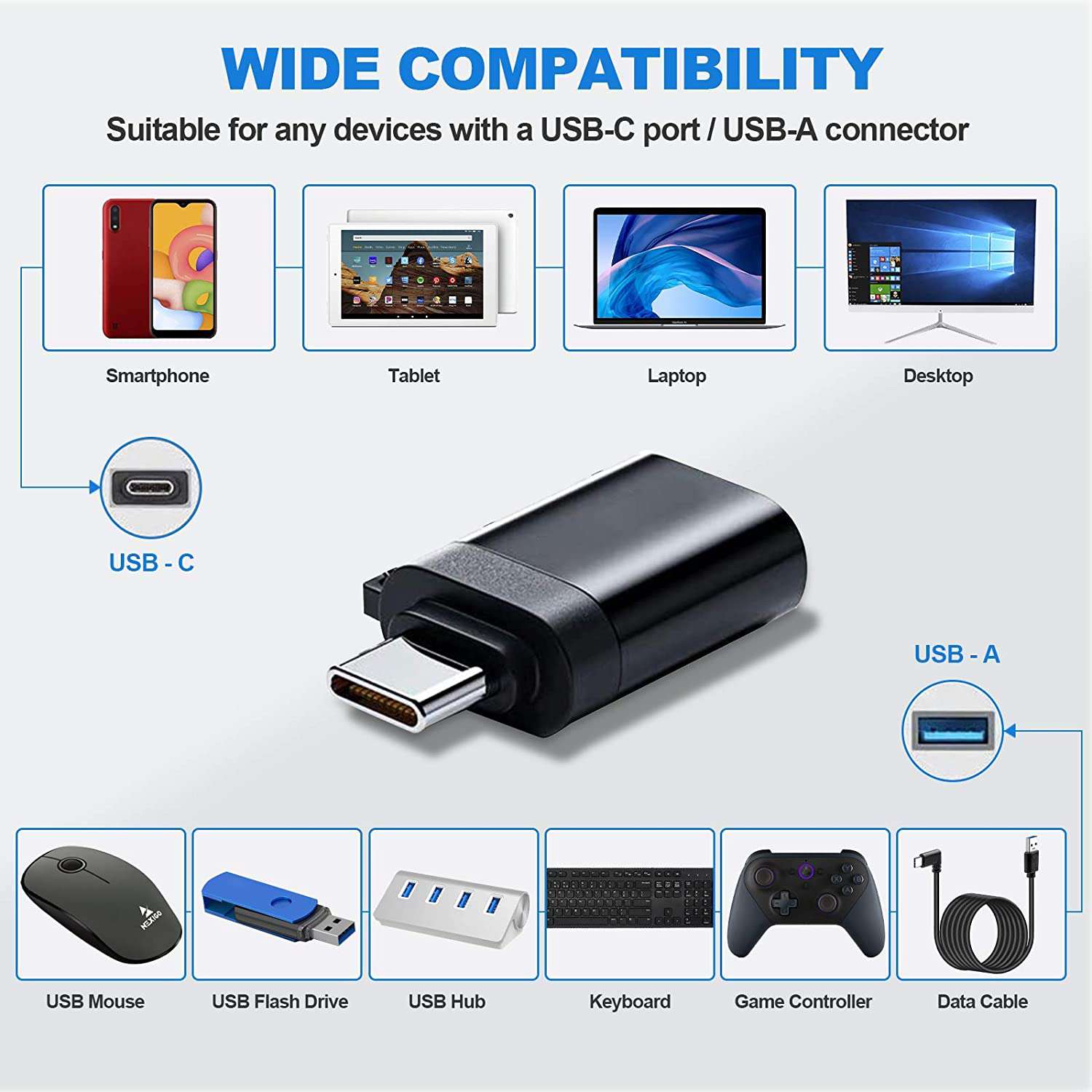 nexigo-usb-c-auf-usb-a-adapter-schwarz image 5