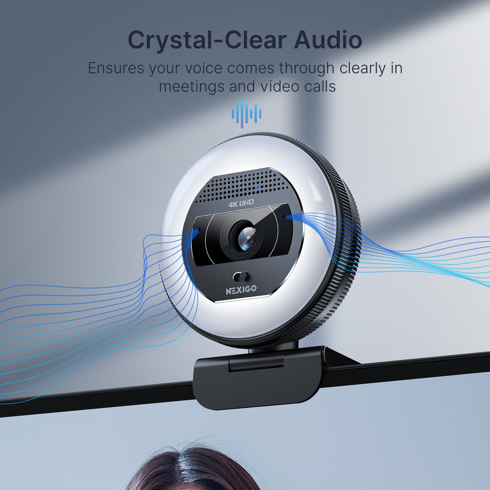 nexigo-n930e-pro-4k-webcam-mit-ringlicht-und-autofokus image 5