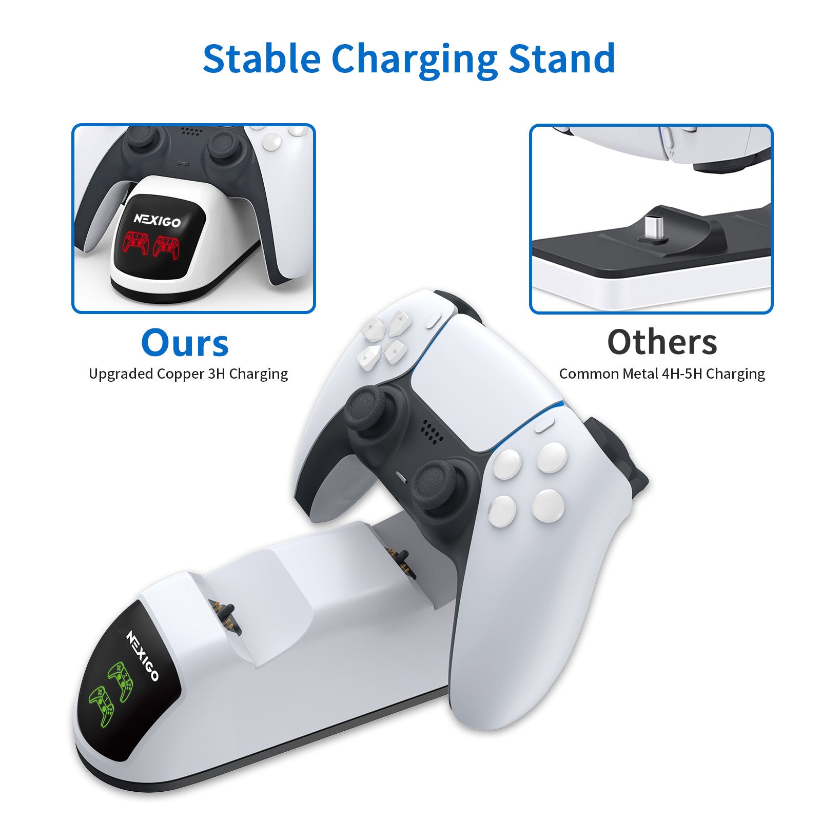 nexigo-ps5-controller-ladestation-mit-grip-trigger-kit image 5