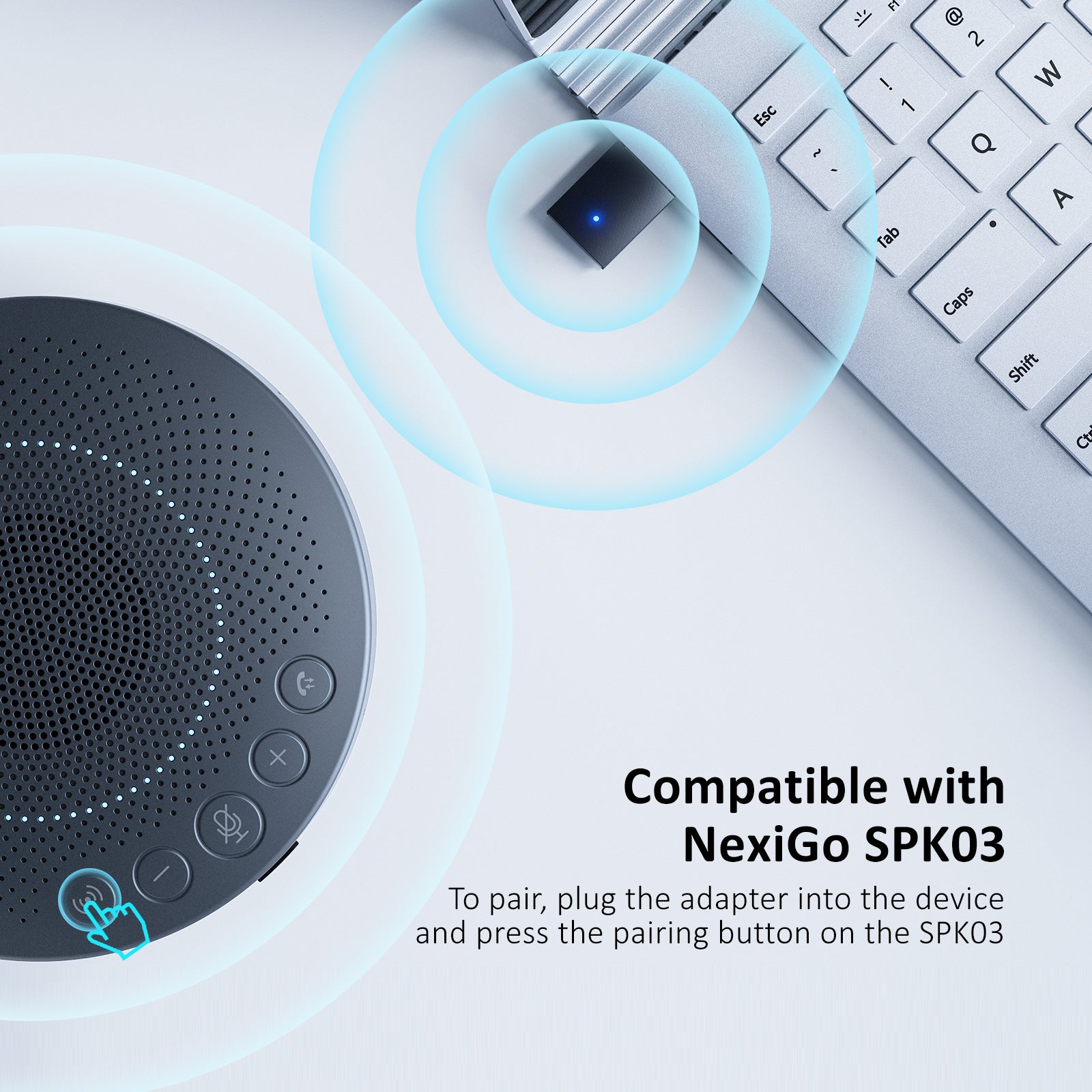 nexigo-usb-bluetooth-adapter-f-r-spk03-speakerphone image 5