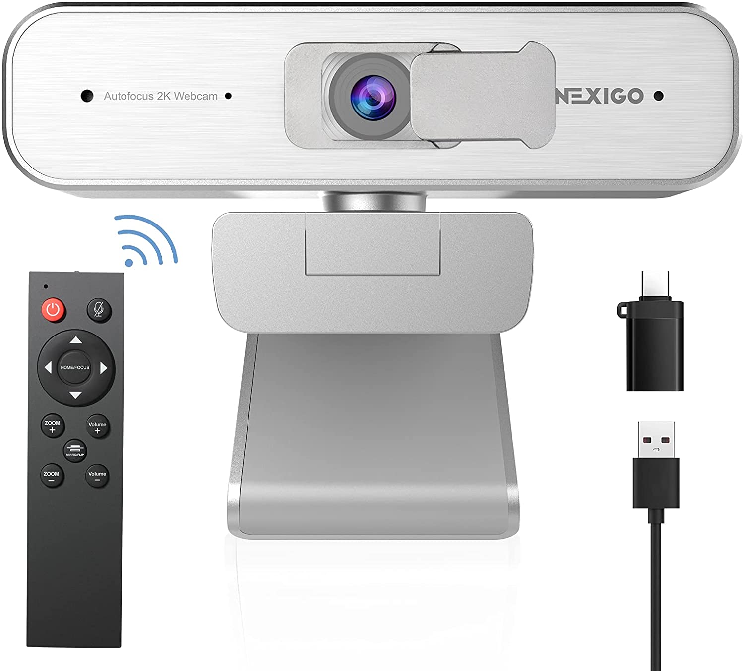 nexigo-n940p-2k-autofokus-webcam-mit-fernbedienung image 2