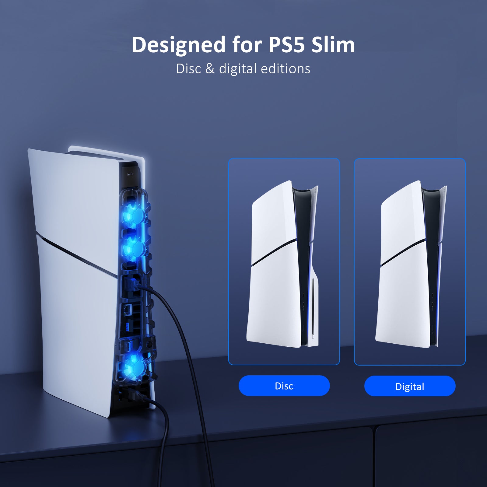 nexigo-k-hlventilator-f-r-ps5-slim-mit-3-l-ftern-und-usb-3-0-port image 6
