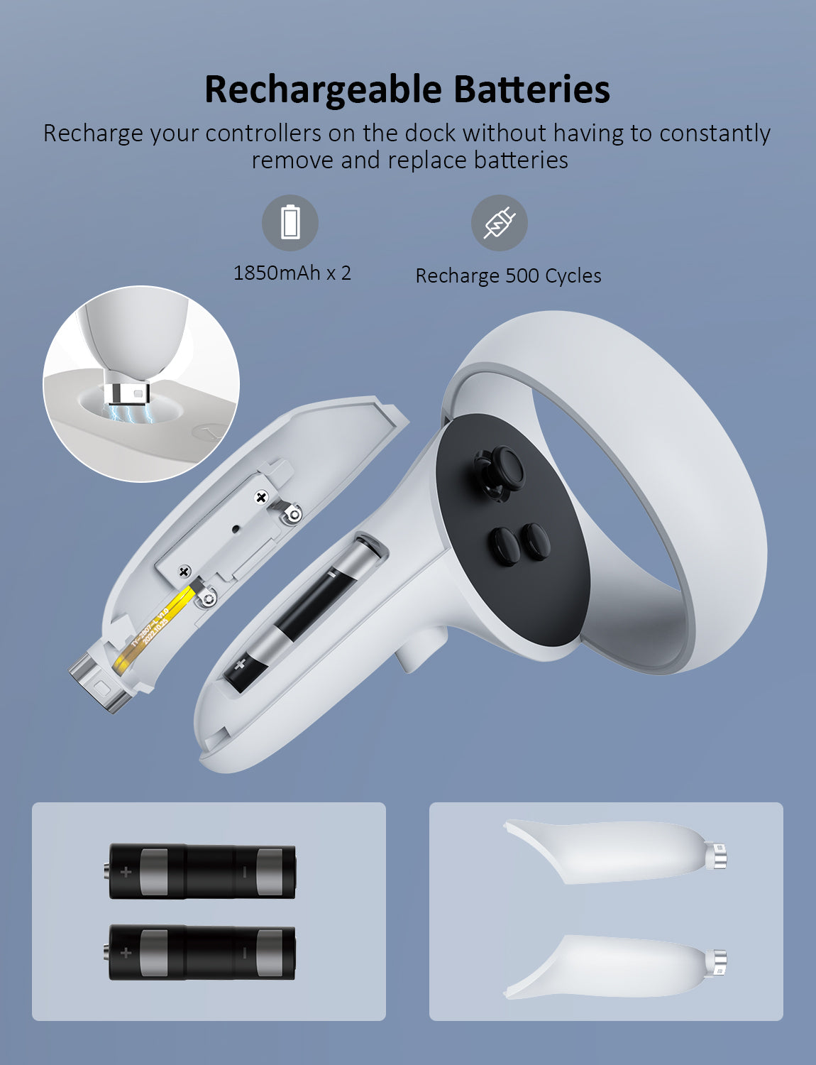 nexigo-quest-2-charging-dock-ladestation image 5