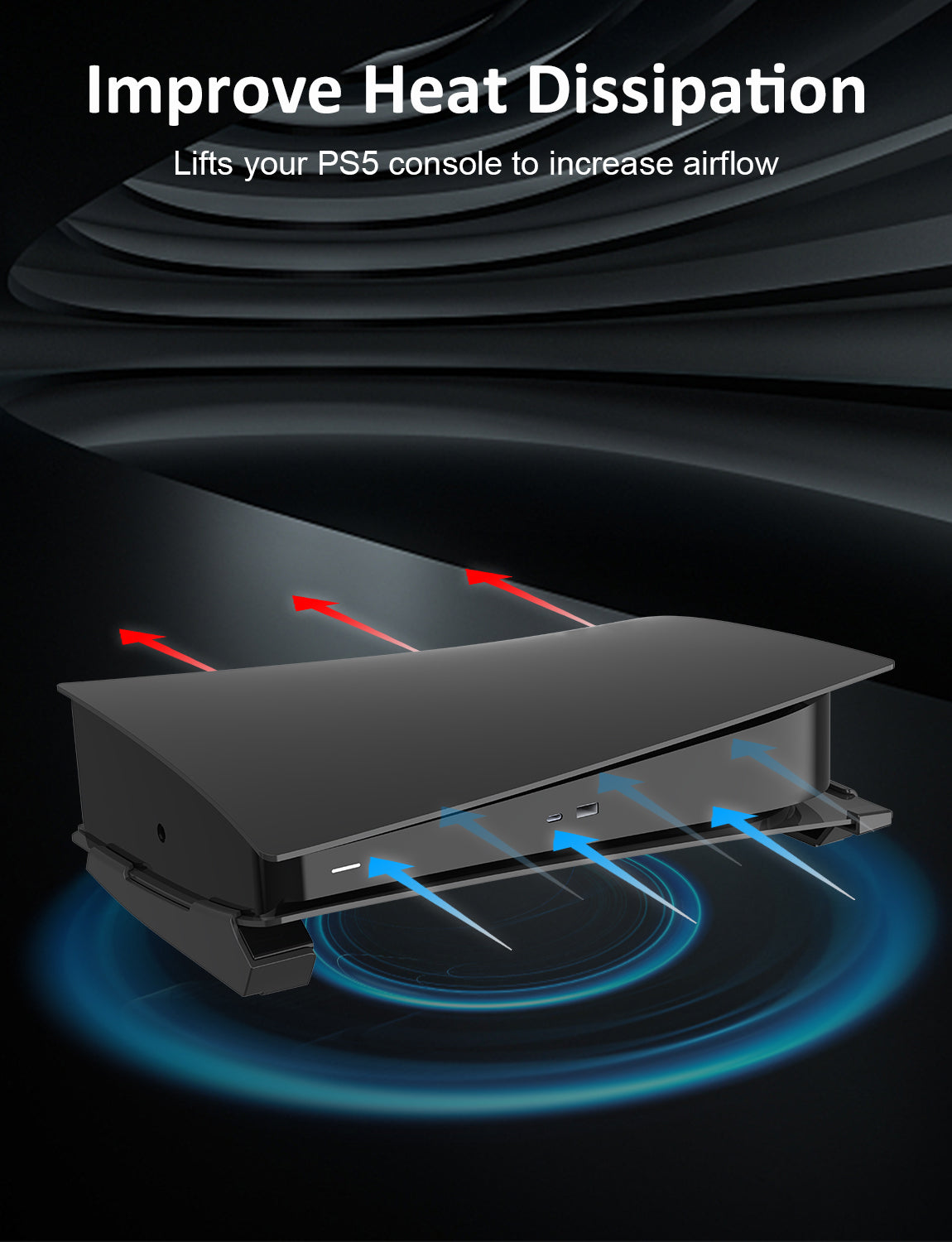 nexigo-ps5-horizontal-stand-mit-controller-charger image 4