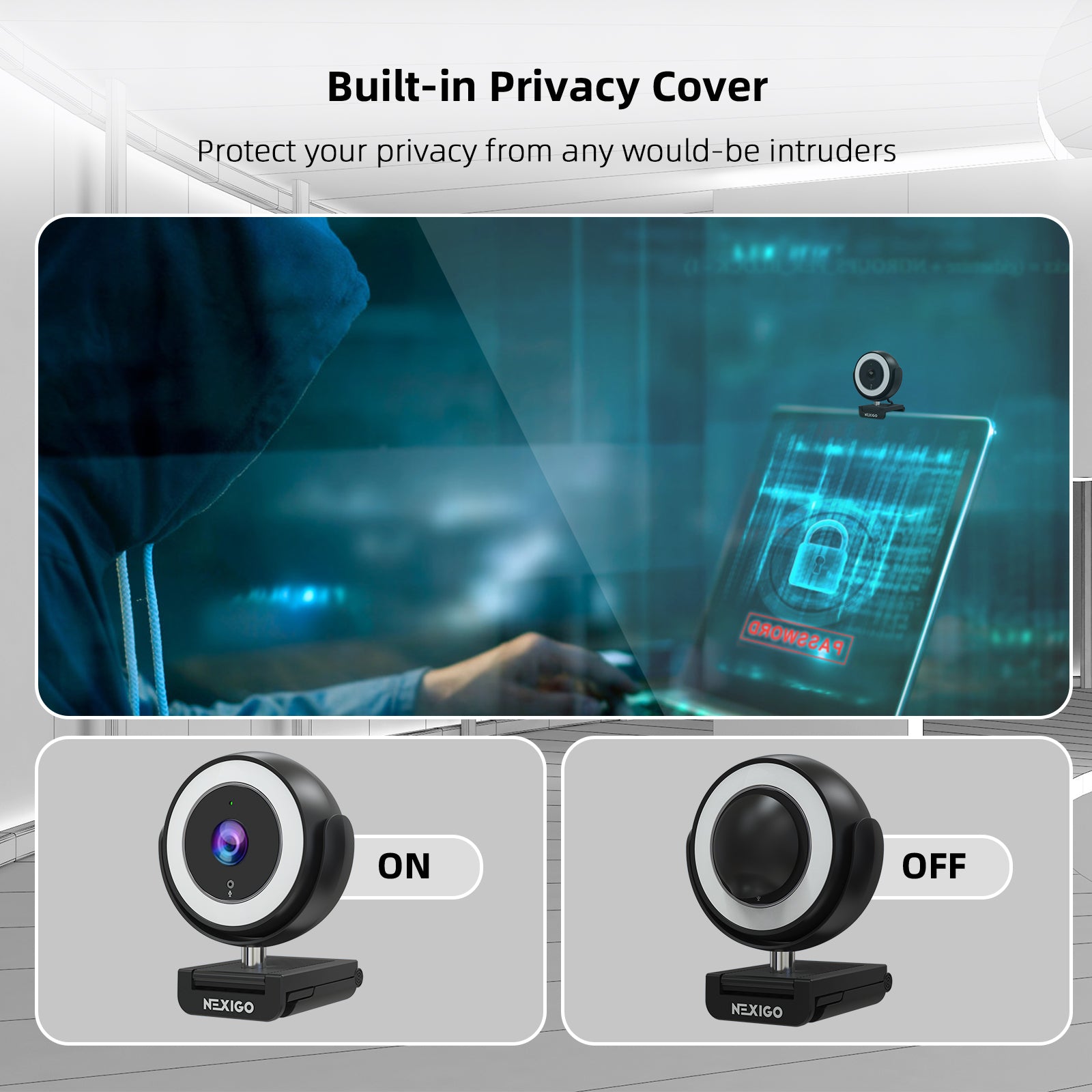 nexigo-n660e-webcam-mit-ringlicht-1080p-webcam image 7