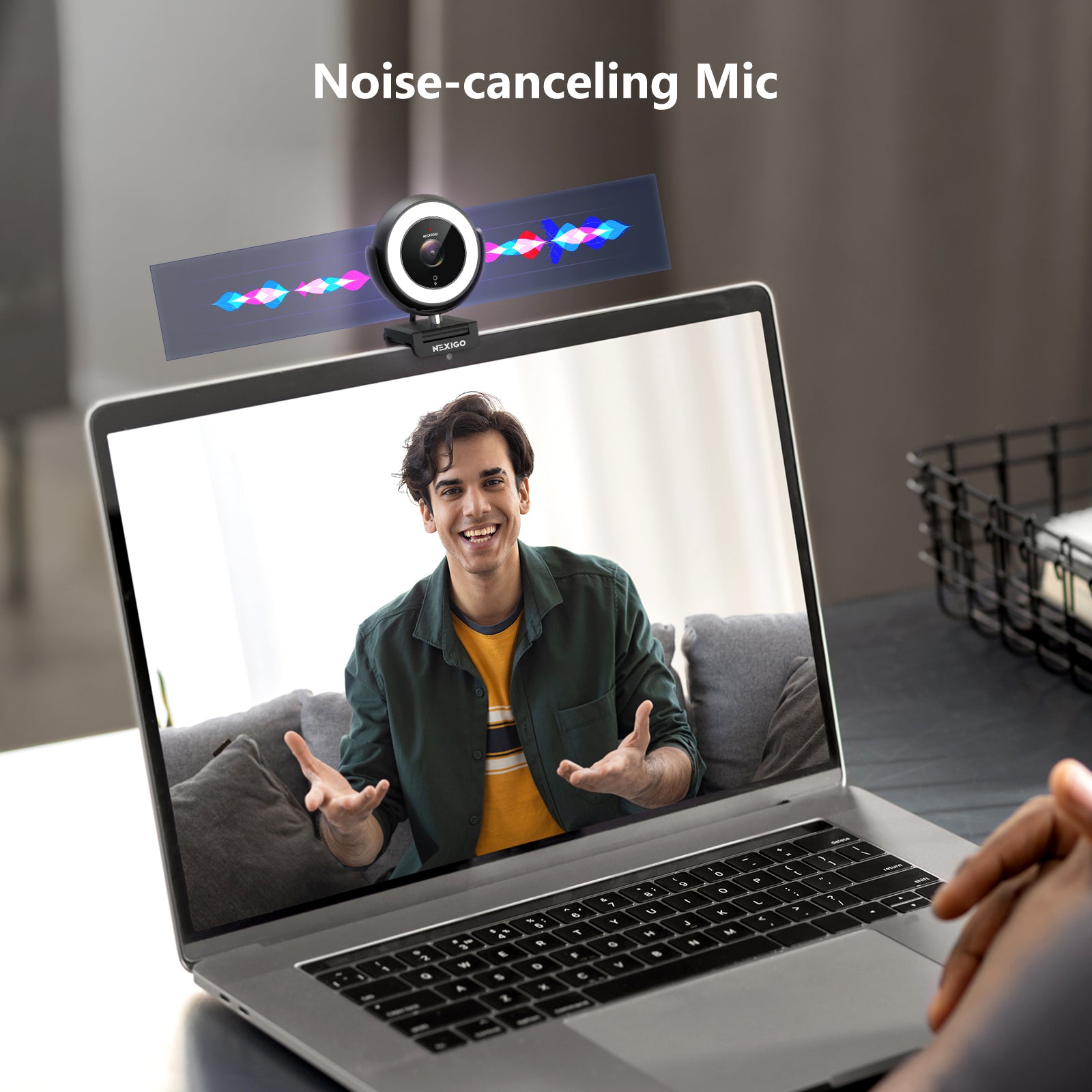nexigo-n940e-webcam-1080p-60fps-mit-ringlicht-und-fernbedienung image 7