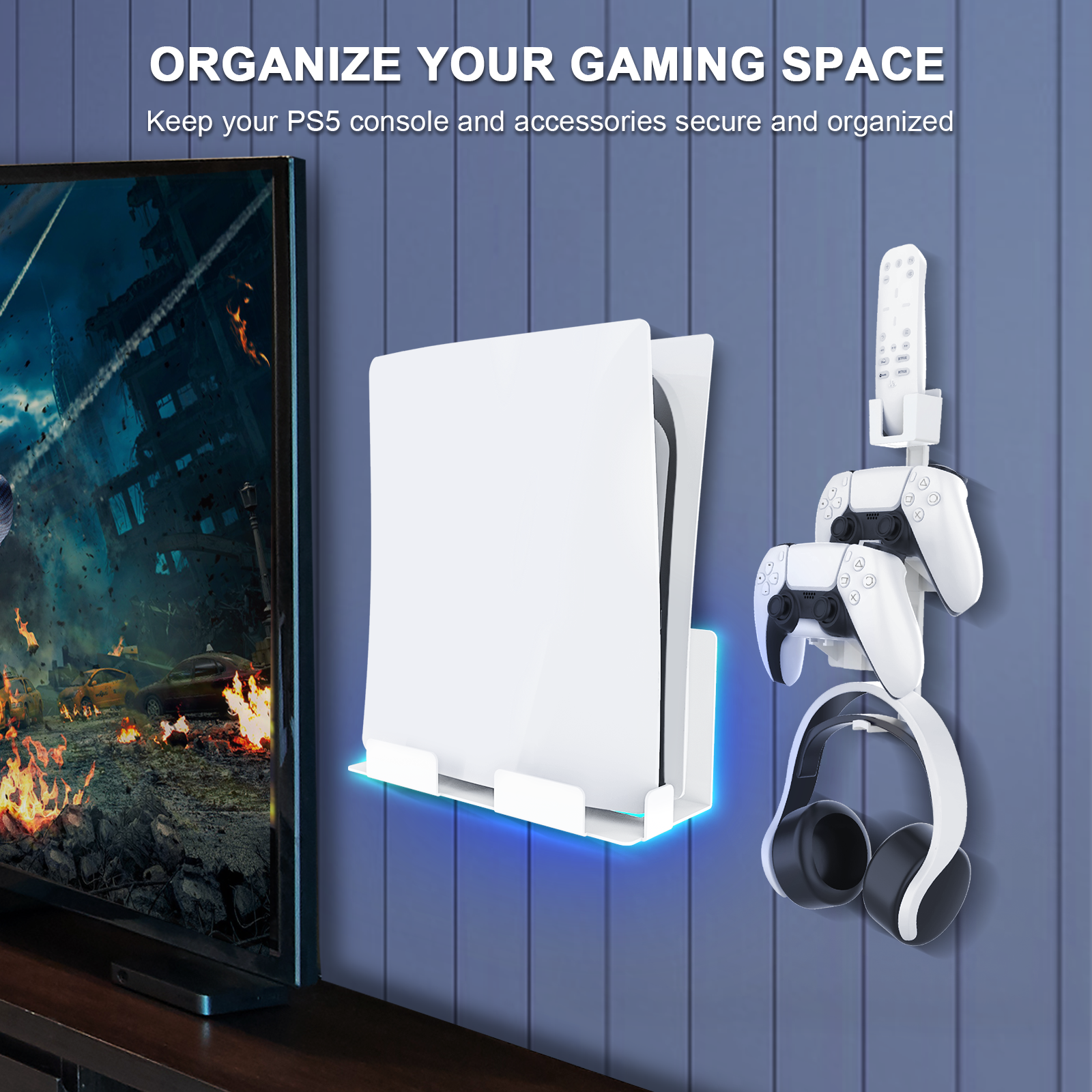 nexigo-ps5-wandhalterung-set-mit-rgb-led-licht image 7
