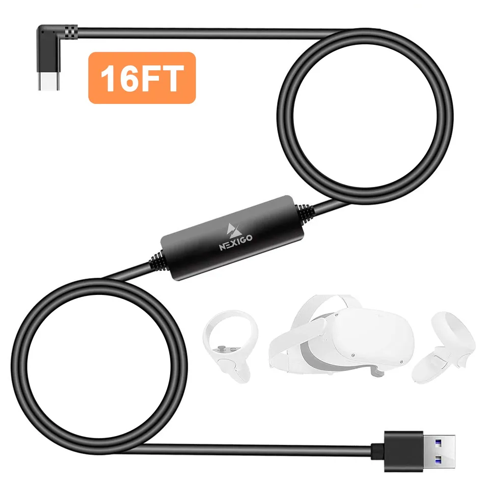 nexigo-16ft-oculus-quest-link-kabel-usb-c-auf-usb-a image 1