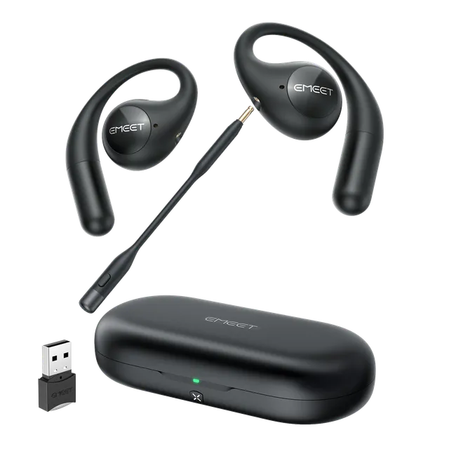 emeet-airflow-open-ear-headset-mit-abnehmbarem-boom-mikrofon-und-dongle image 1