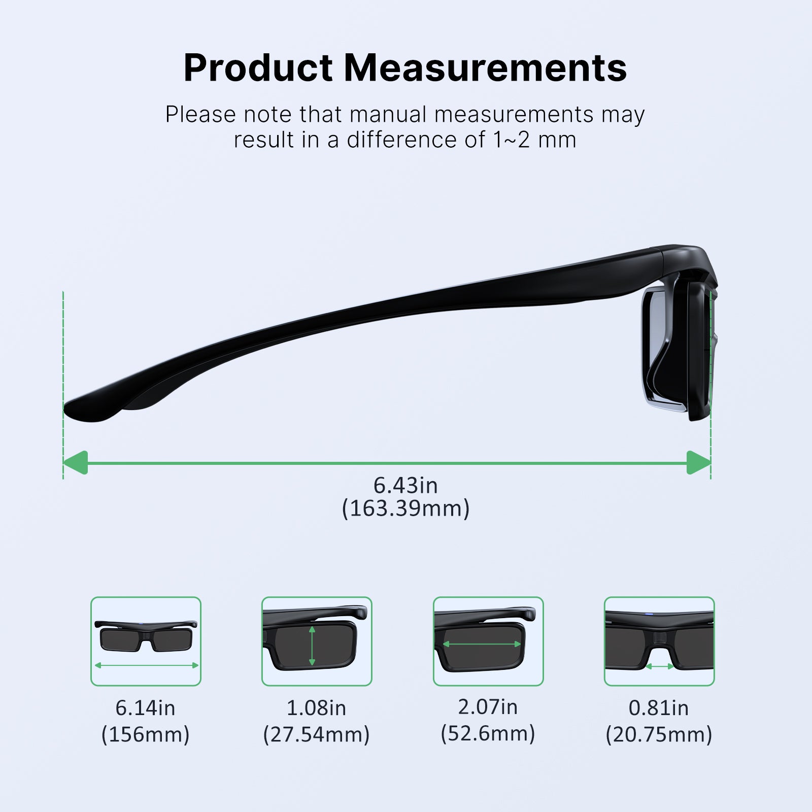 nexigo-3d-brille-2er-pack-dlp-link-shutterbrille image 3