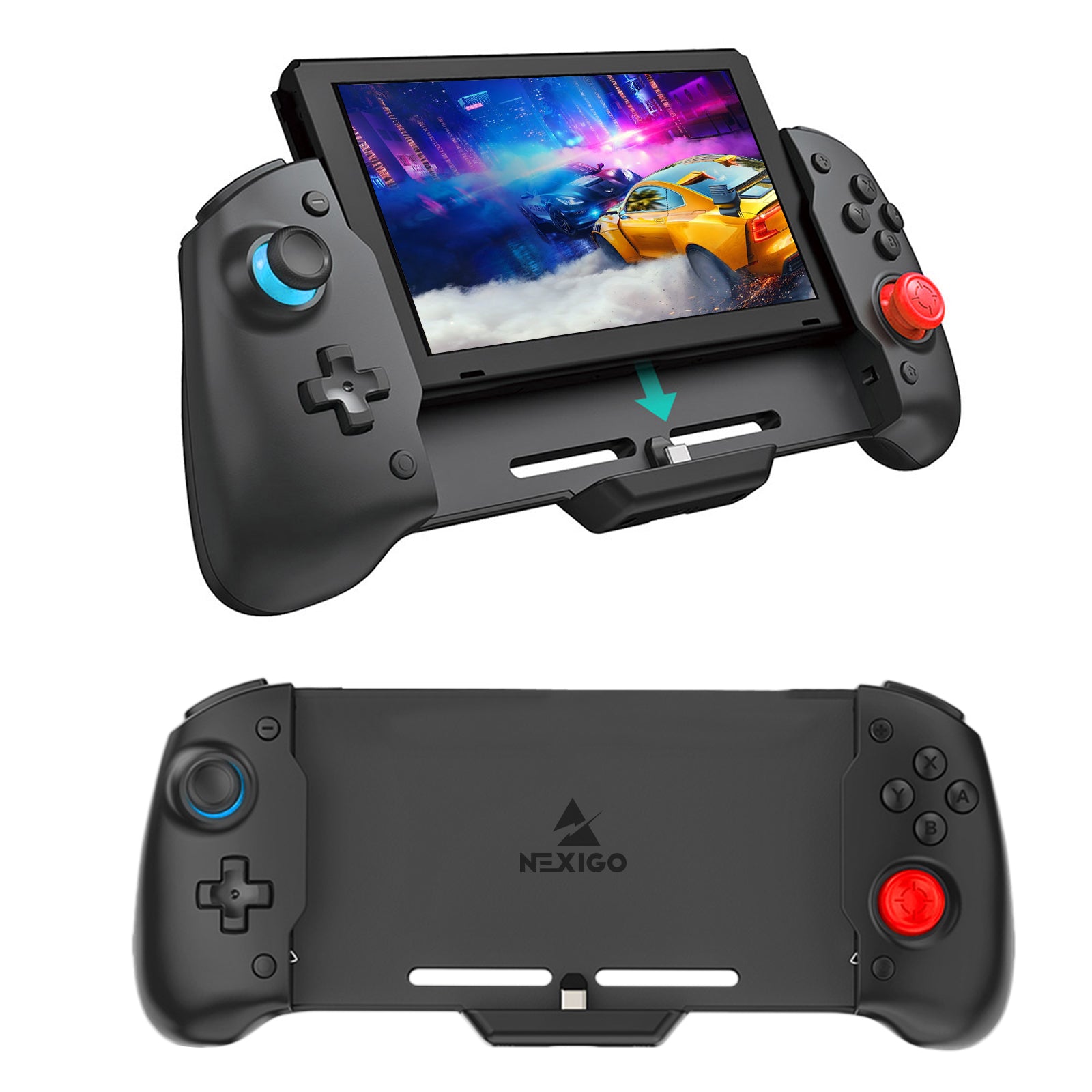 nexigo-ergonomischer-controller-f-r-nintendo-switch-handheld-modus image 1