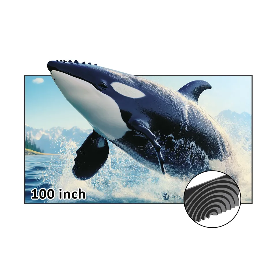 nexigo-100-zoll-alr-fresnel-projektor-leinwand image 1
