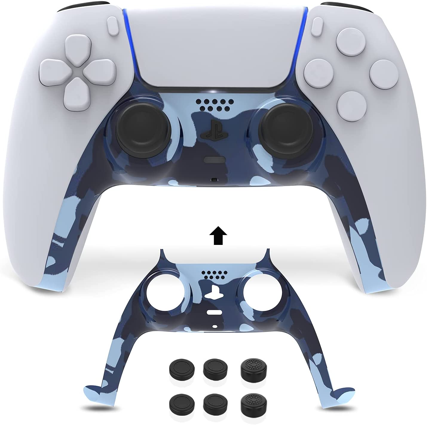 nexigo-ps5-controller-faceplate-mit-thumb-grips image 1
