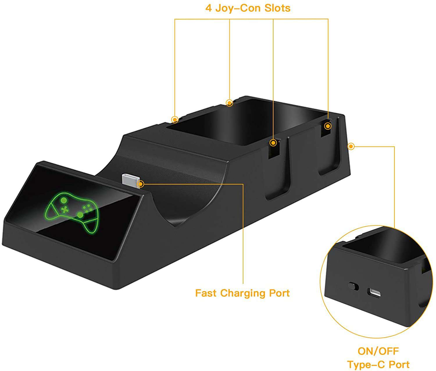 nexigo-switch-zubeh-r-kit-mit-joy-con-ladestation image 3