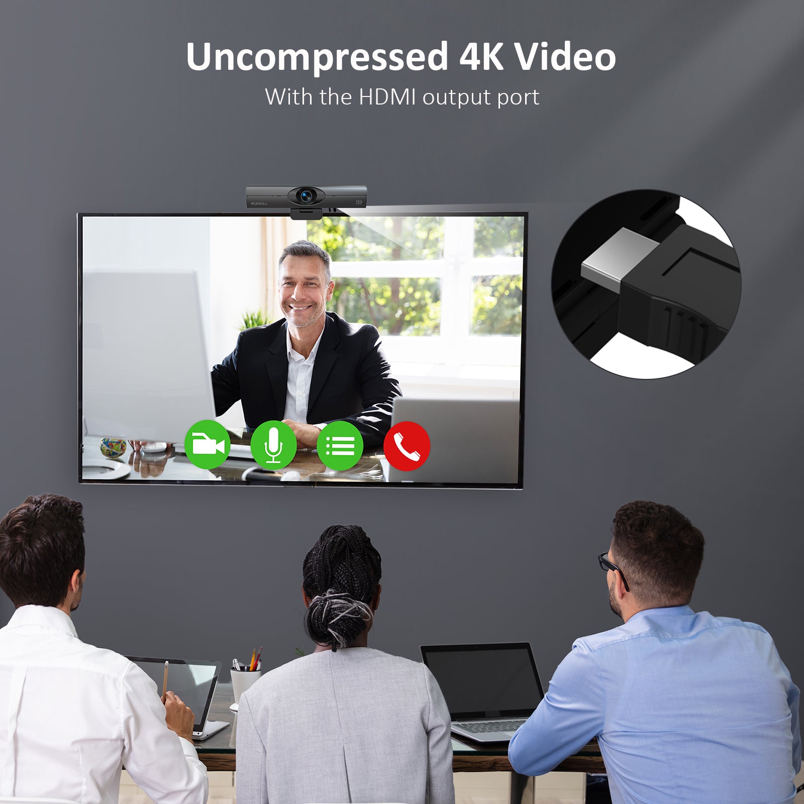 nexigo-iris-4k-webcam-60fps-ai-tracking-konferenzkamera image 7