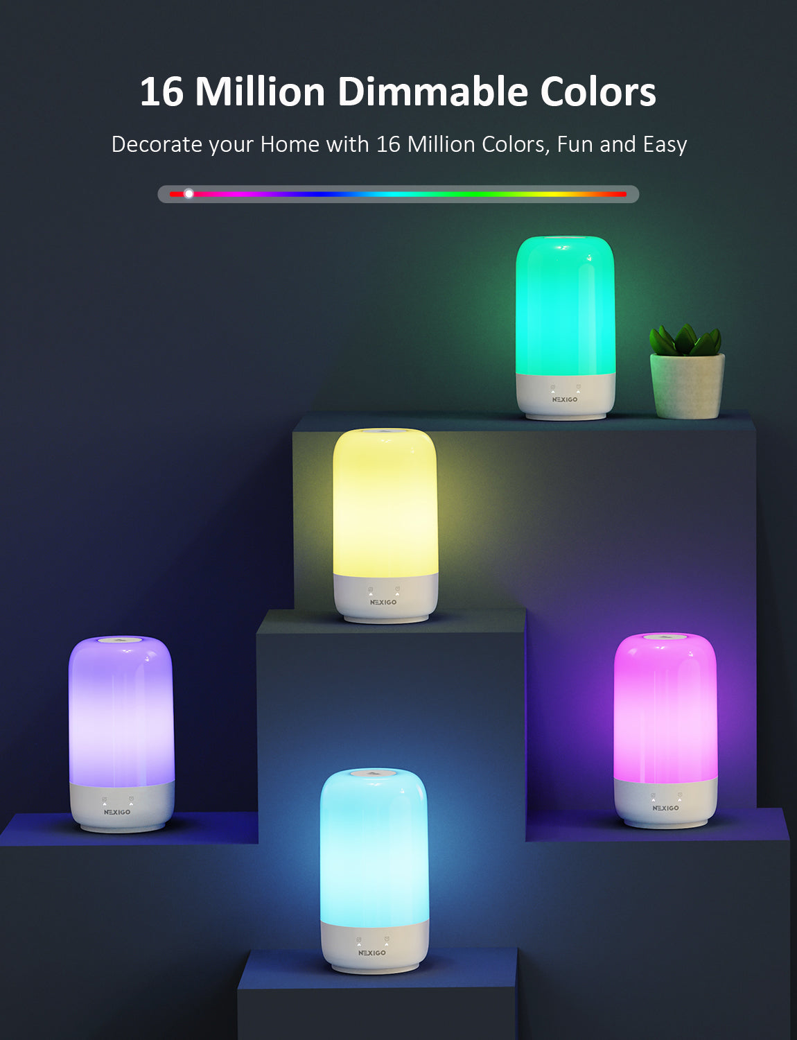 nexigo-lt01s-smart-tischlampe-rgbw-nachttischlampe image 8
