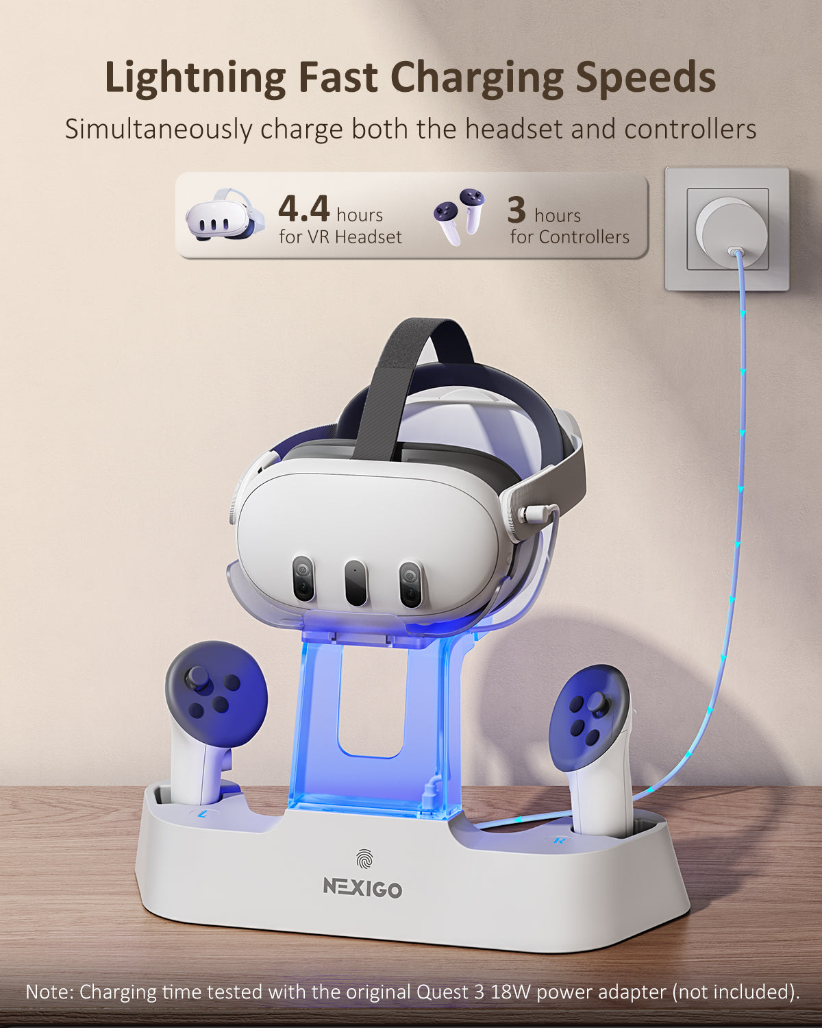 nexigo-meta-quest-3-ladestation-charging-dock-f-r-quest-2-3 image 2