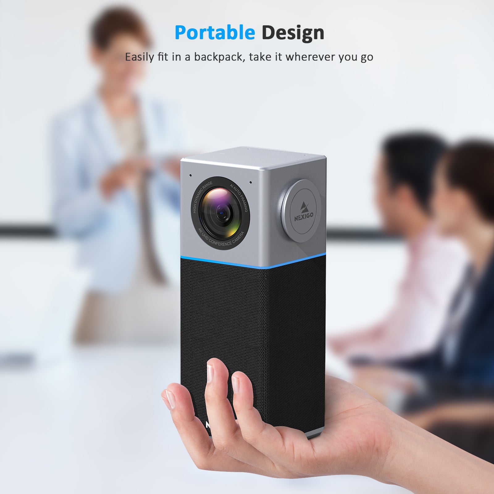 nexigo-n3000-portable-mini-meeting-camera-4k-ki-konferenzkamera image 3