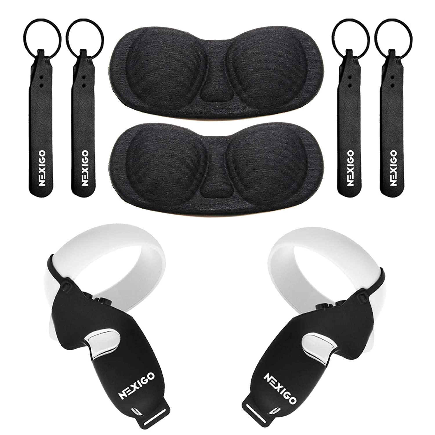 nexigo-controller-cover-set-mit-strap-und-linsenschutz-f-r-oculus-quest-2 image 2
