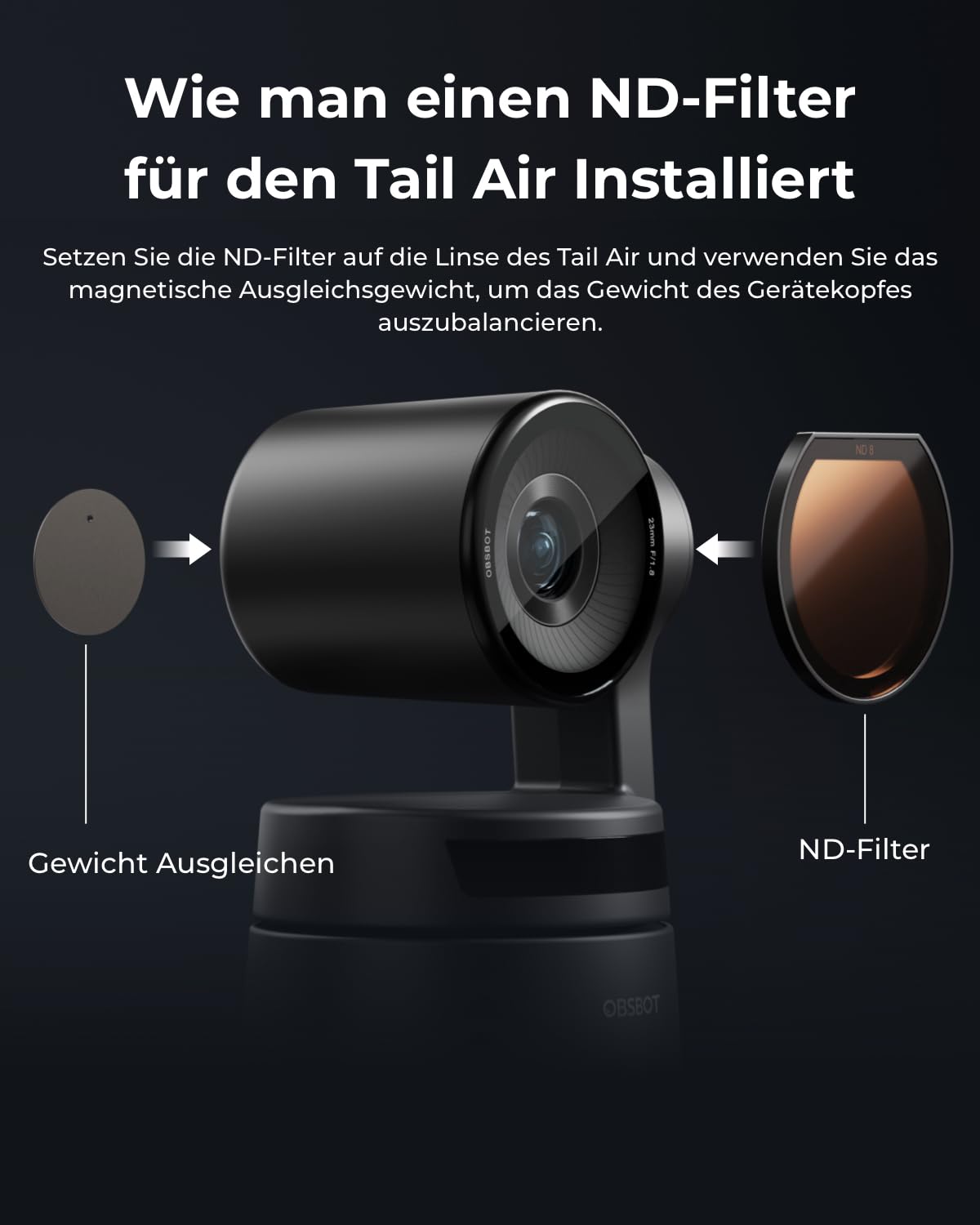 obsbot-tail-air-nd-filter-set-nd4-8-16-32-magnetisches-kameraobjektiv-zubeh-r image 4