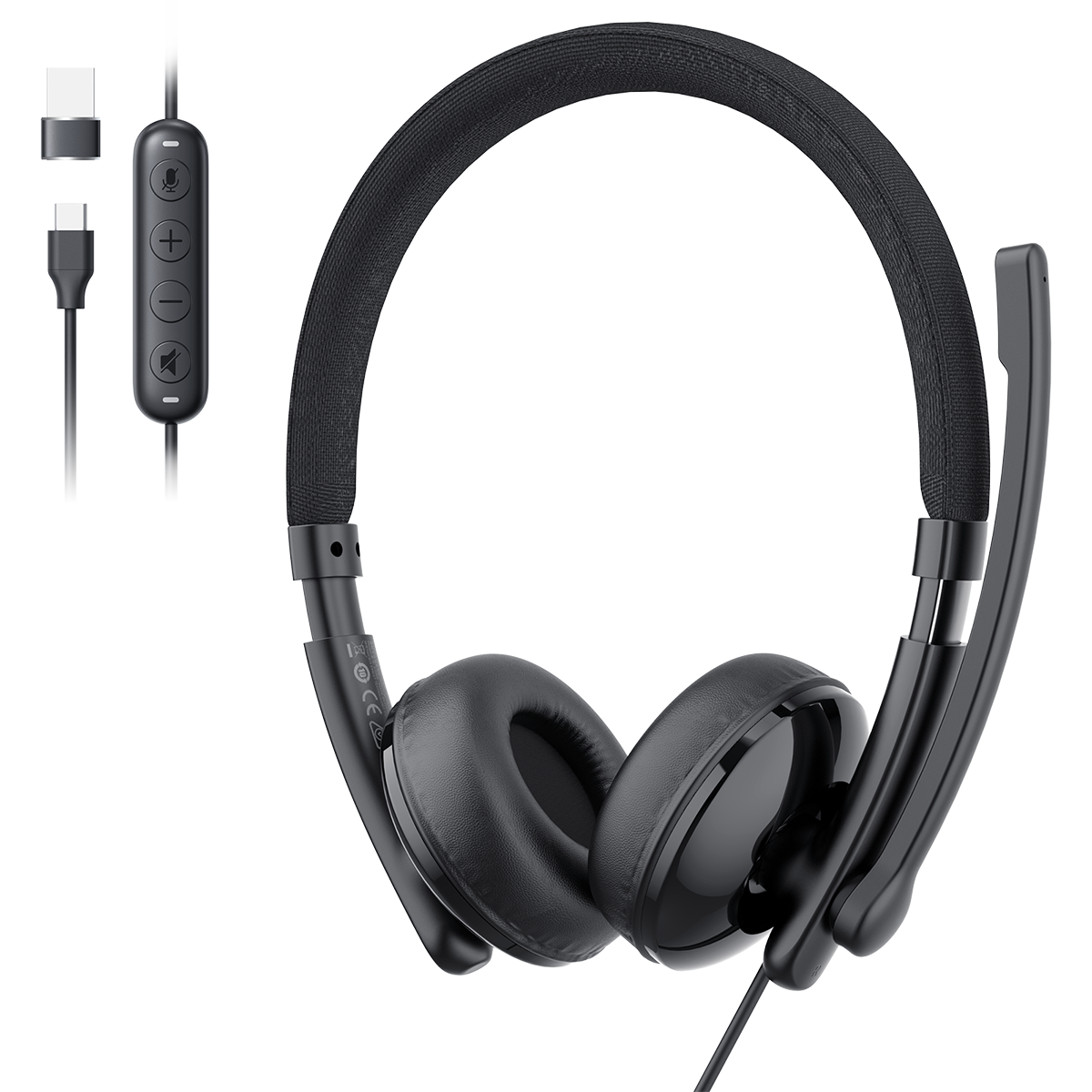 emeet-geniuscall-hs50-usb-headset-mit-noise-cancelling-mikro image 3