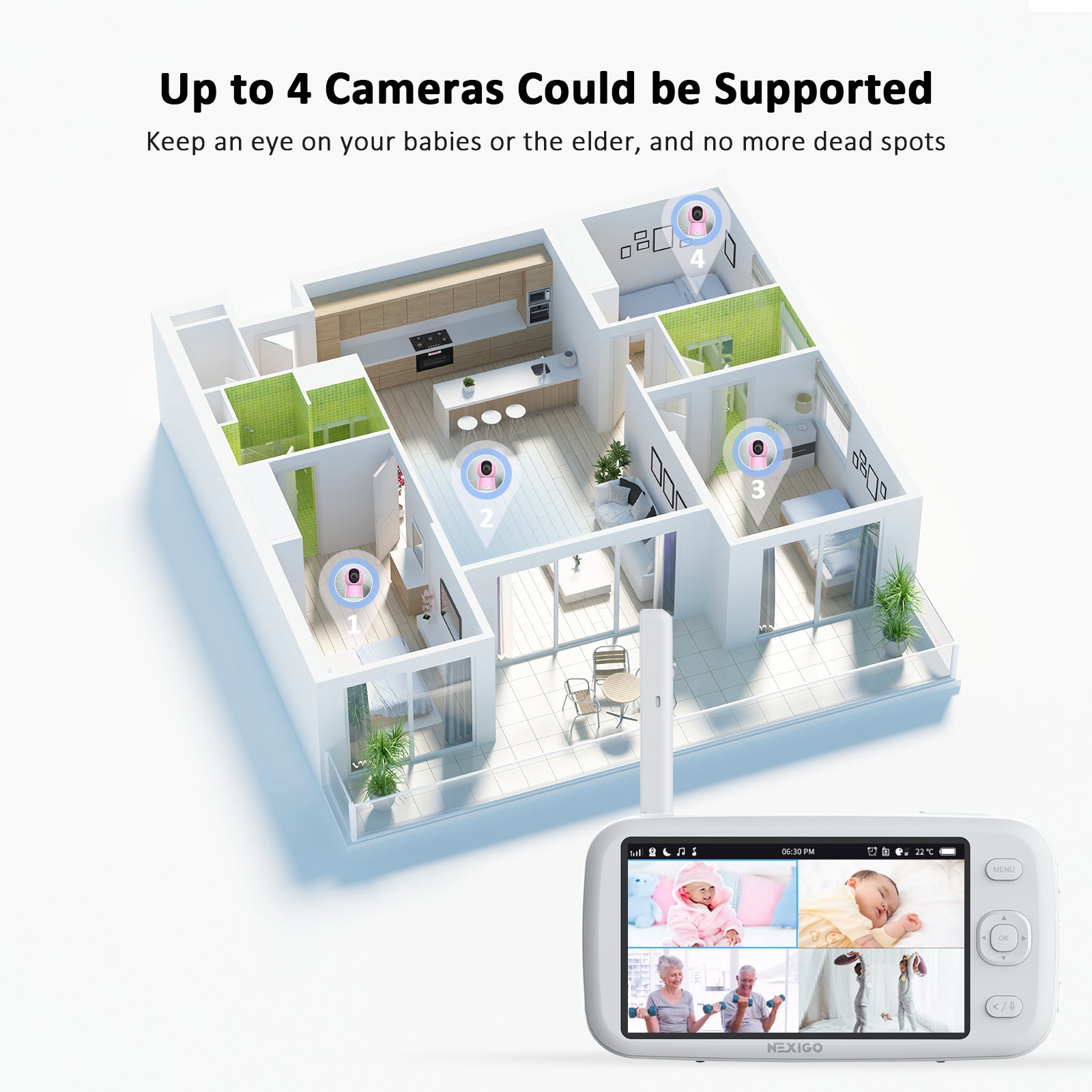 nexigo-b10-kamera-f-r-baby-monitor-farb-kamera image 5