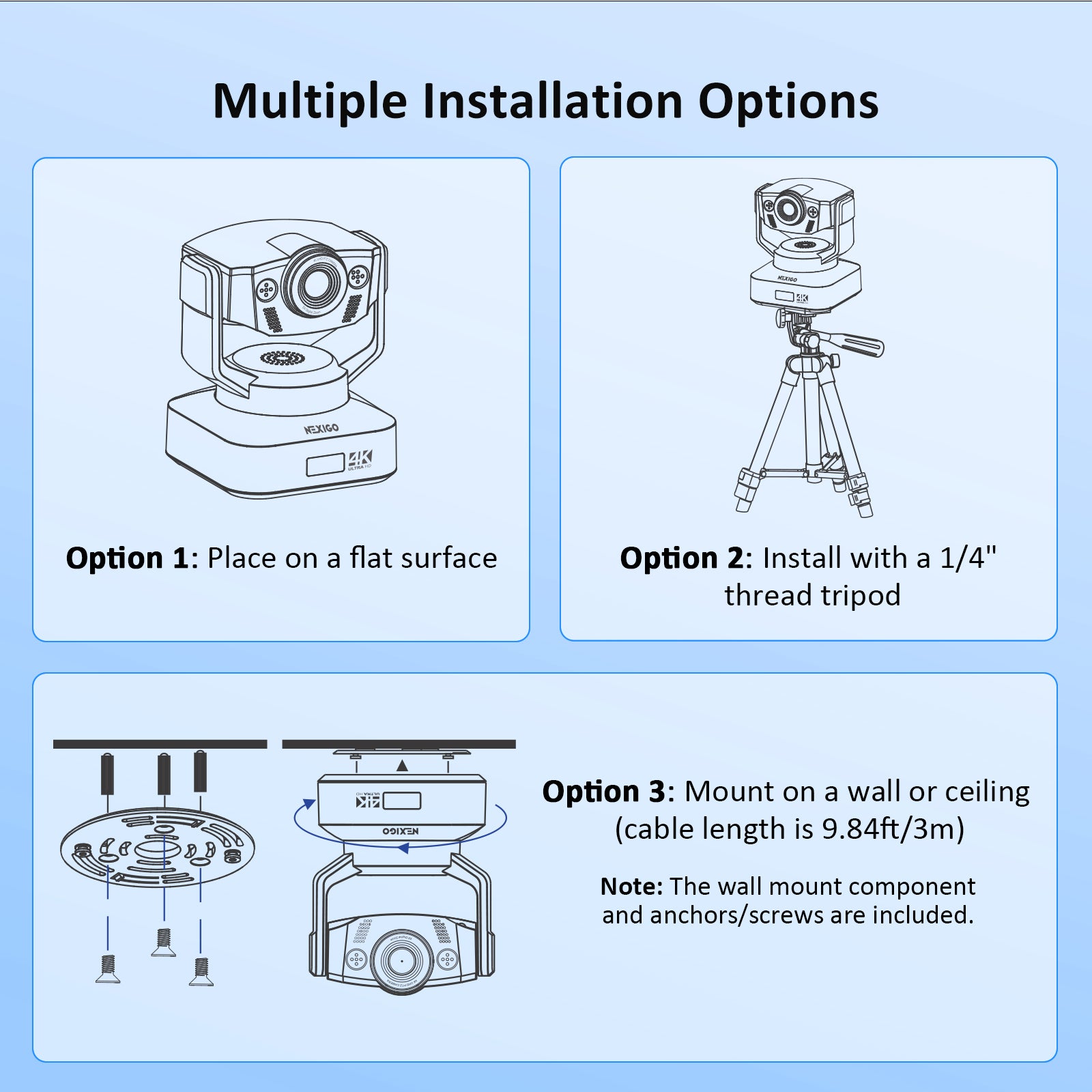nexigo-n990-4k-ptz-webcam-mit-sony-starvis image 8