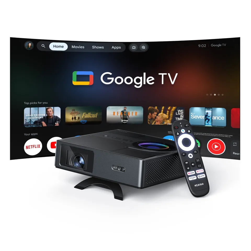 nexigo-nova-mini-smart-laser-projektor-google-tv-1080p image 1