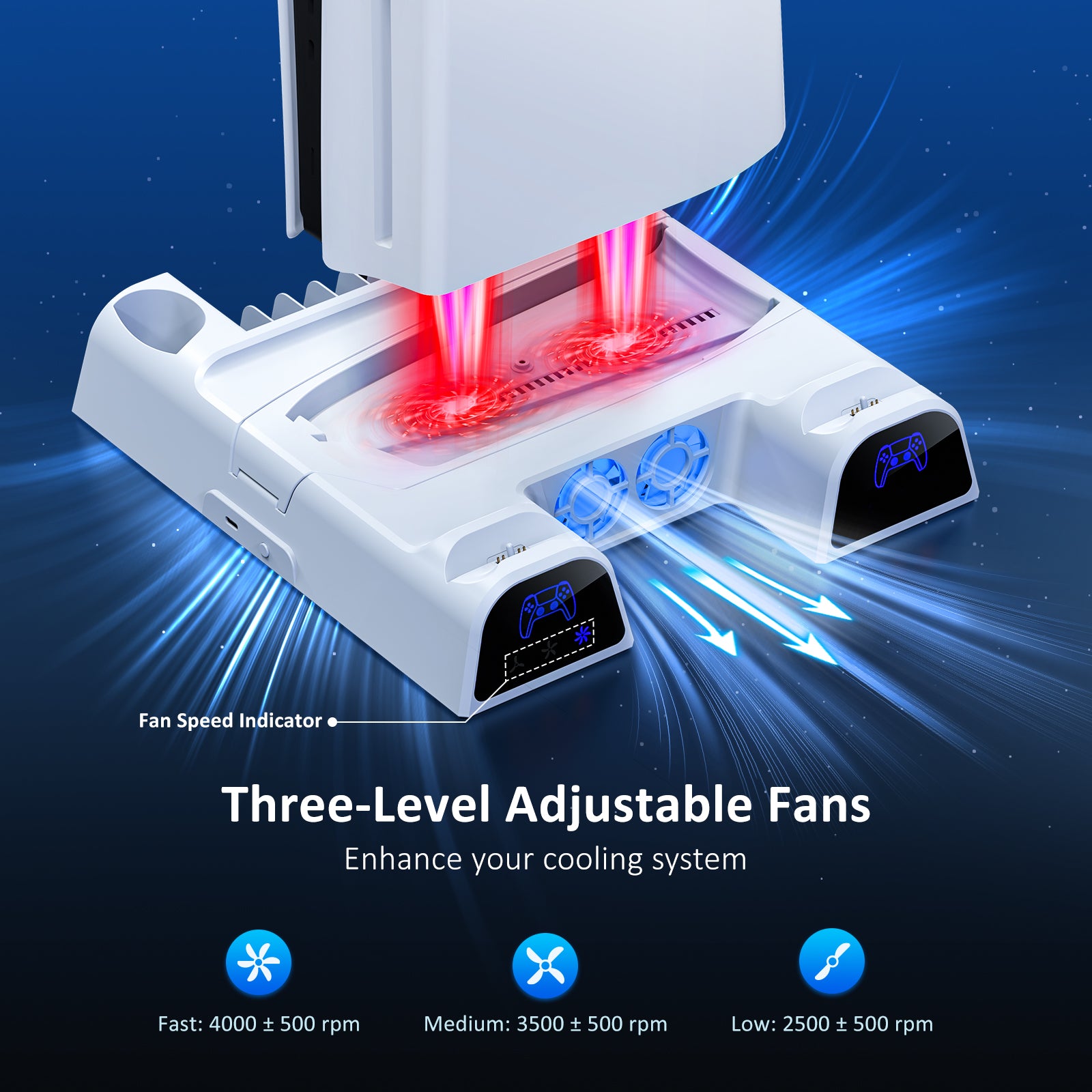 nexigo-ps5-cooling-stand-mit-headset-halter-und-netzteil image 2