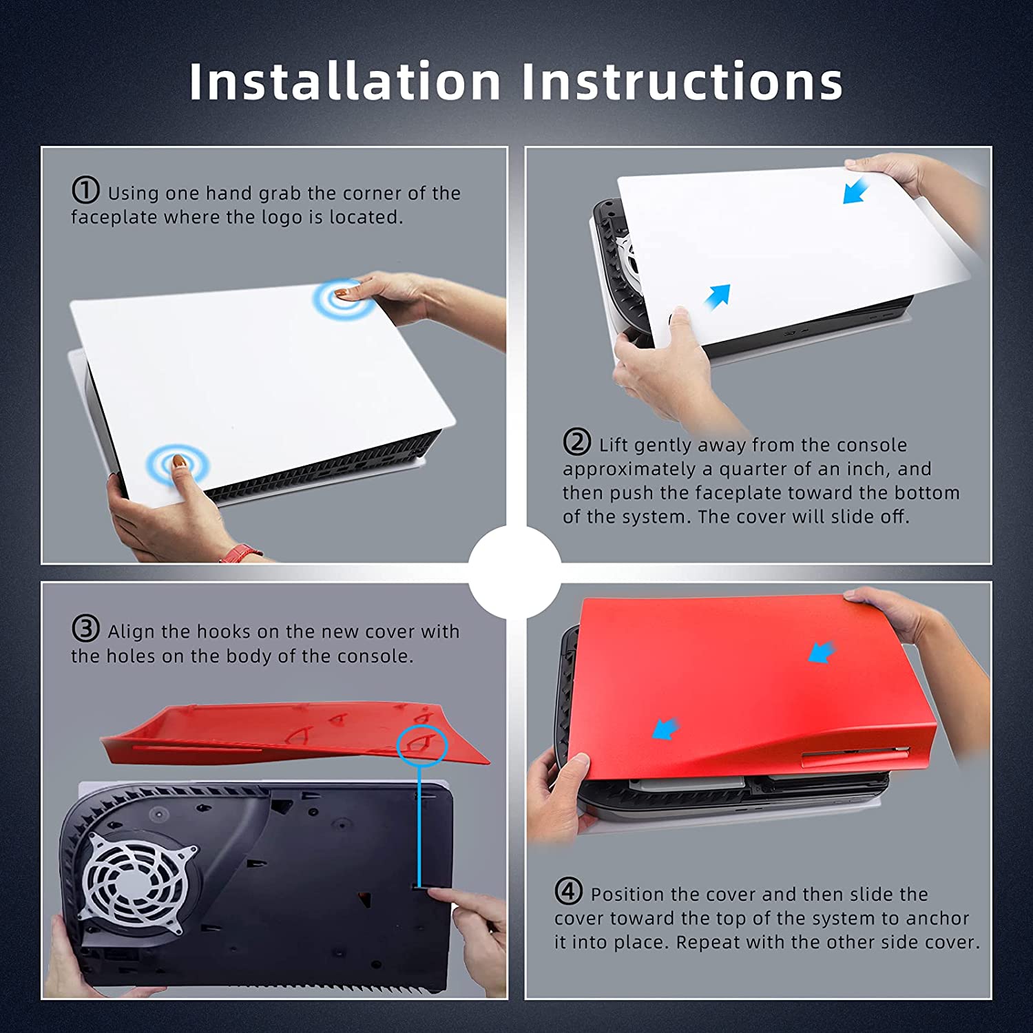nexigo-console-cover-kit-f-r-ps5-disc-edition image 6