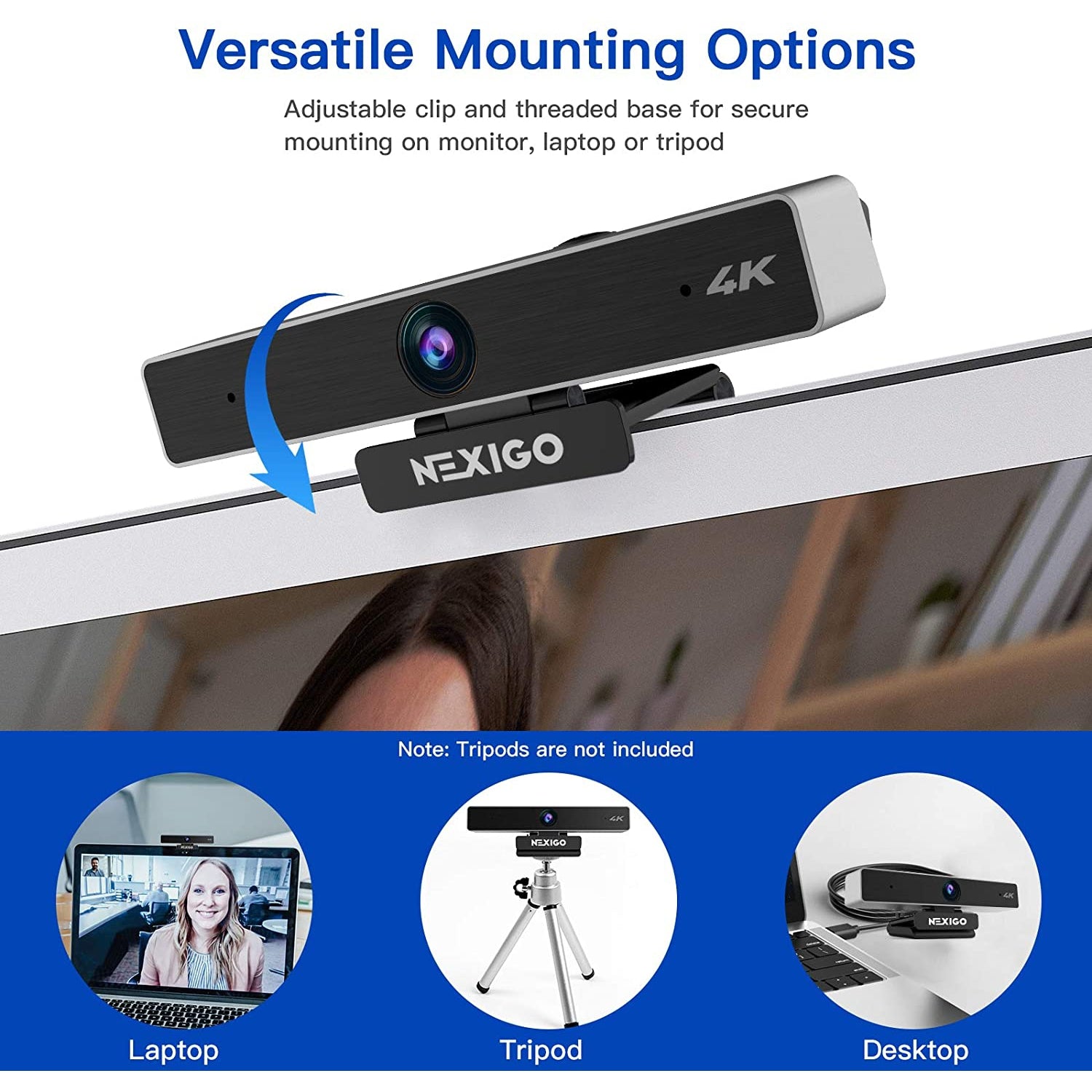 nexigo-n950-4k-webcam-mit-fixed-focus-und-zoom image 5