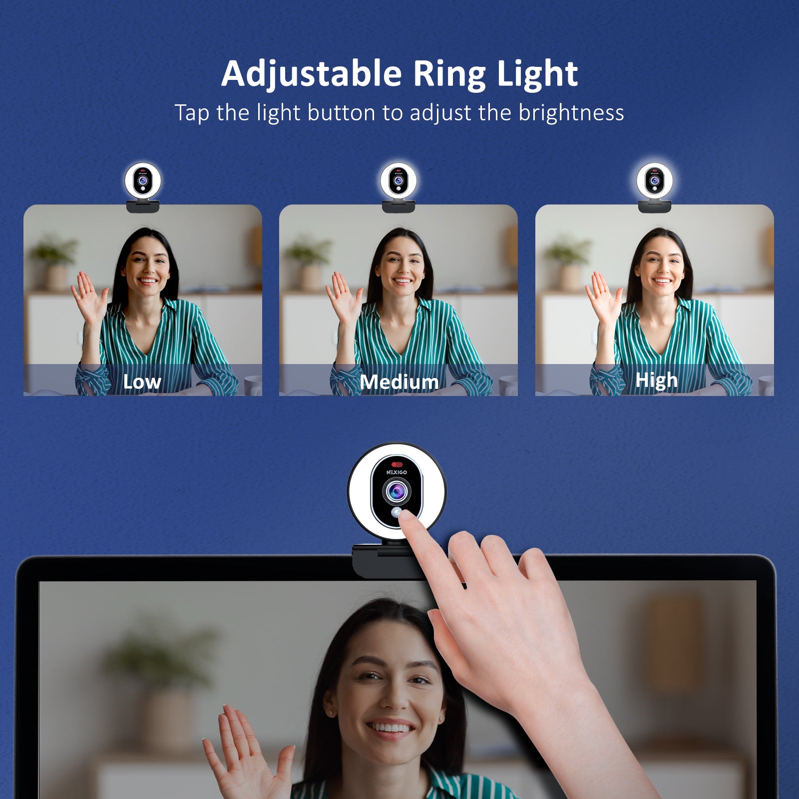 nexigo-n680e-webcam-full-hd-1080p-autofokus-ringlicht image 3