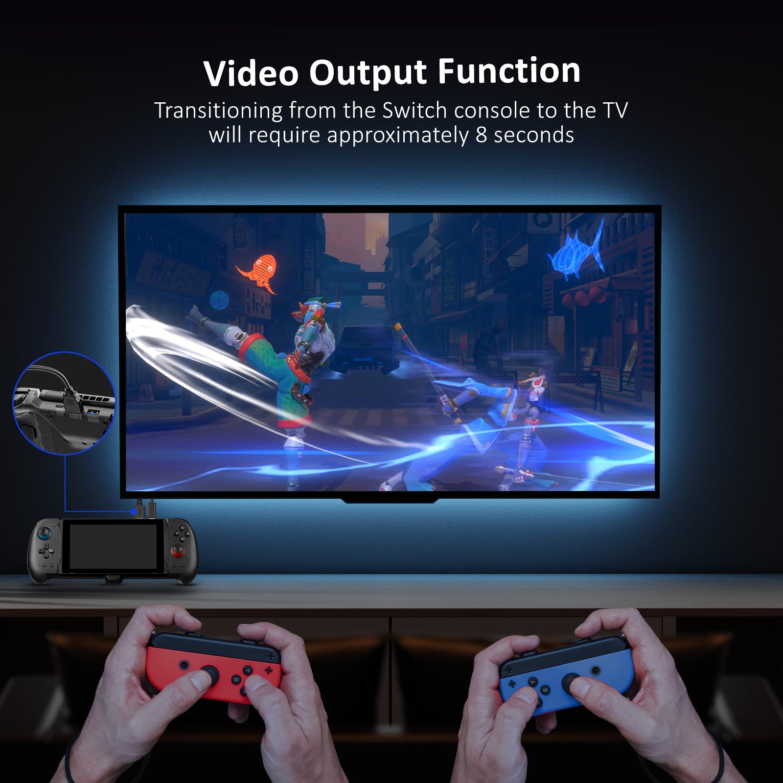 nexigo-gripcon-gen-3-controller-f-r-nintendo-switch-mit-hdmi-kickstand image 5