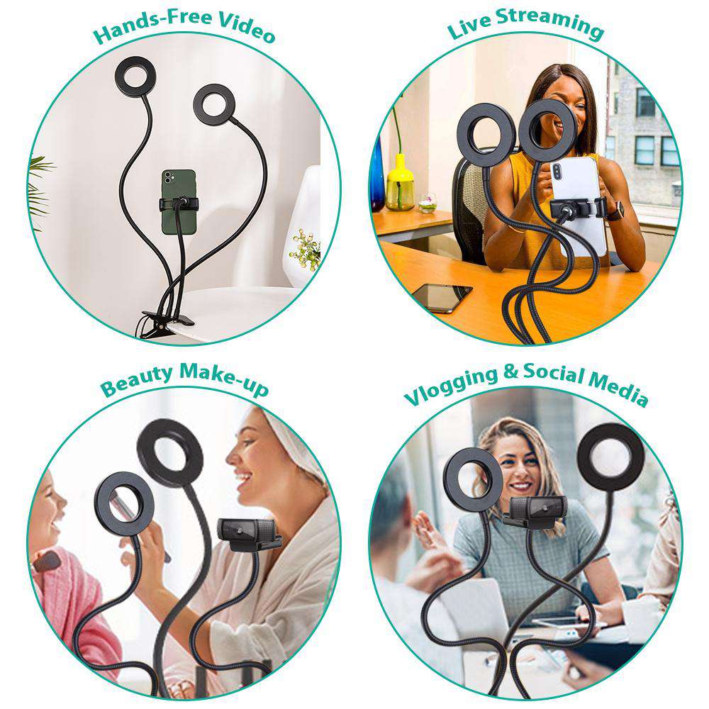 nexigo-3-5-zoll-dual-led-selfie-ringlicht image 7