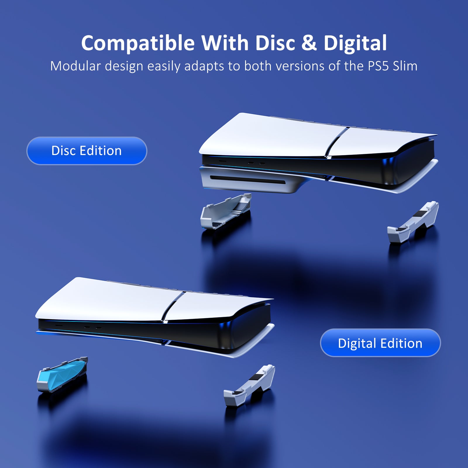 nexigo-horizontaler-st-nder-mit-l-fter-f-r-ps5-slim-disc-digital image 8