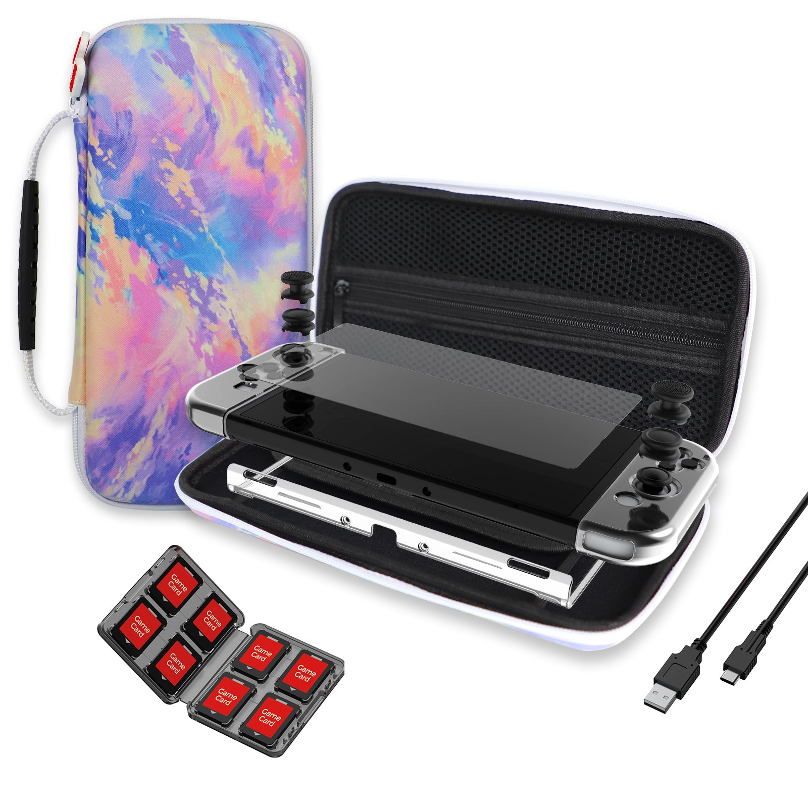nexigo-tragetasche-zubeh-r-set-f-r-nintendo-switch-oled image 2