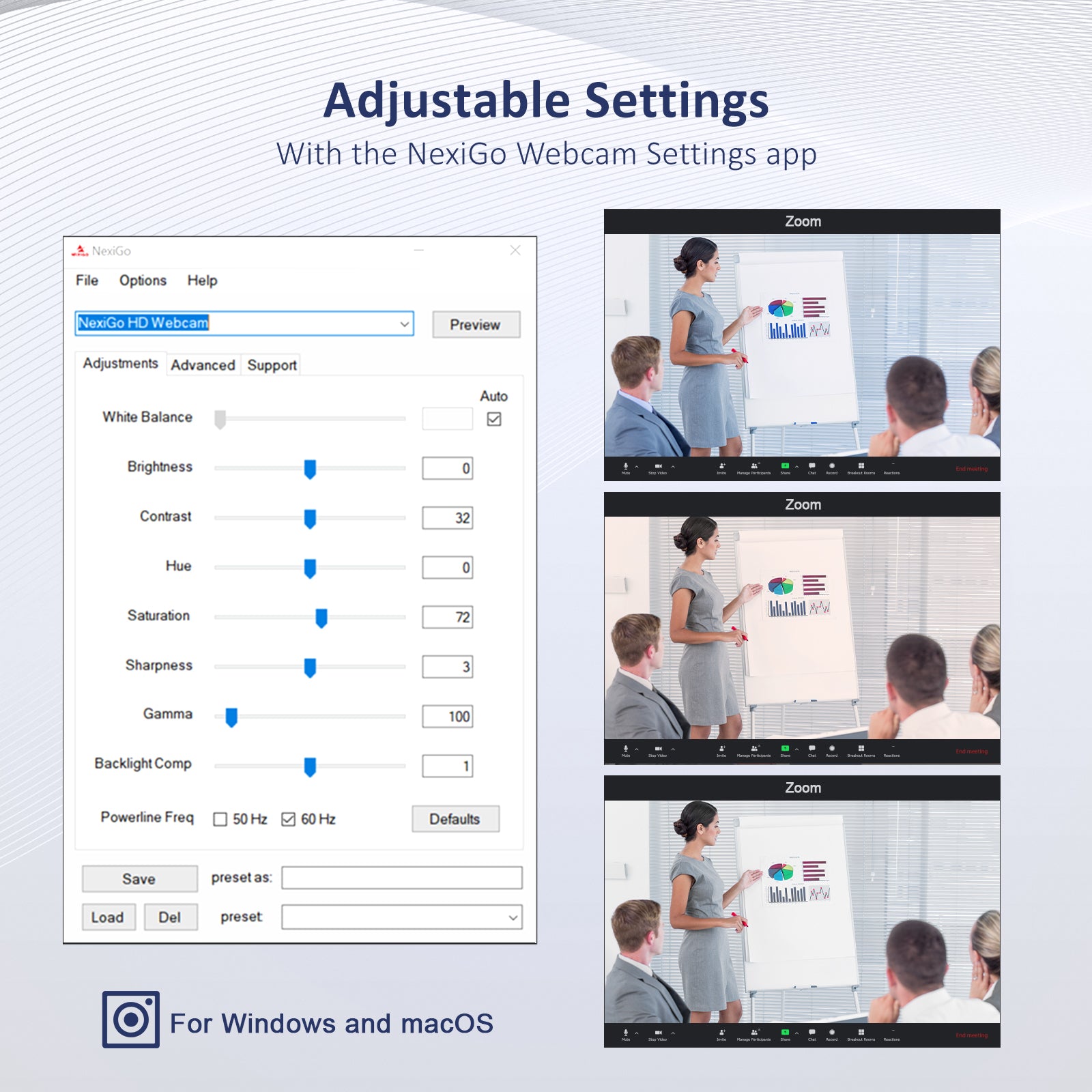 nexigo-n680e-webcam-full-hd-1080p-autofokus-ringlicht image 8