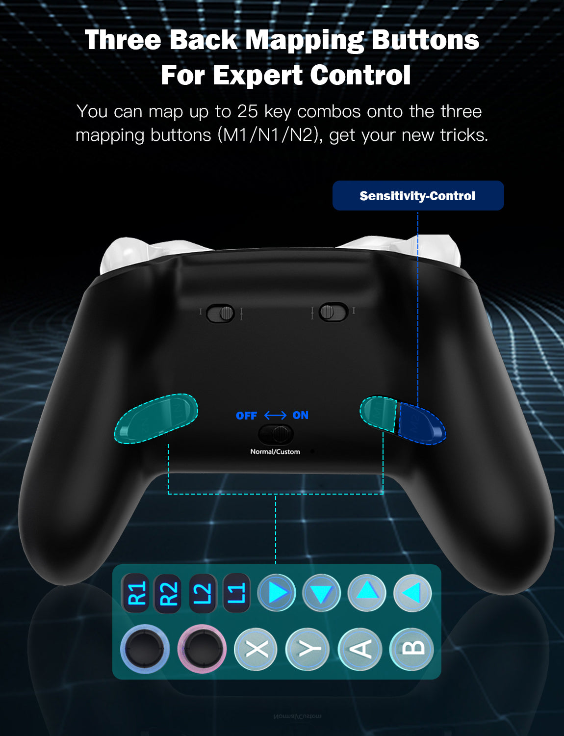 nexigo-ns90-elite-controller-f-r-nintendo-switch-lite-oled image 2